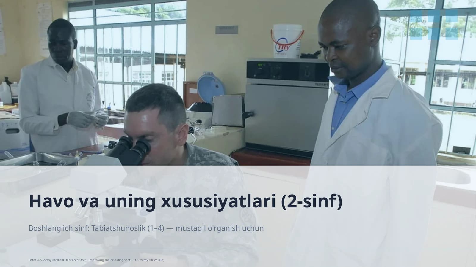 Havo va uning xususiyatlari (2-sinf)