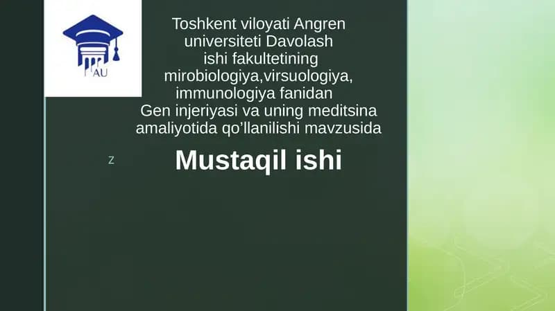 Geninjeneriyasi haqida