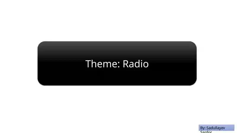 Radio: The Enduring Waveform