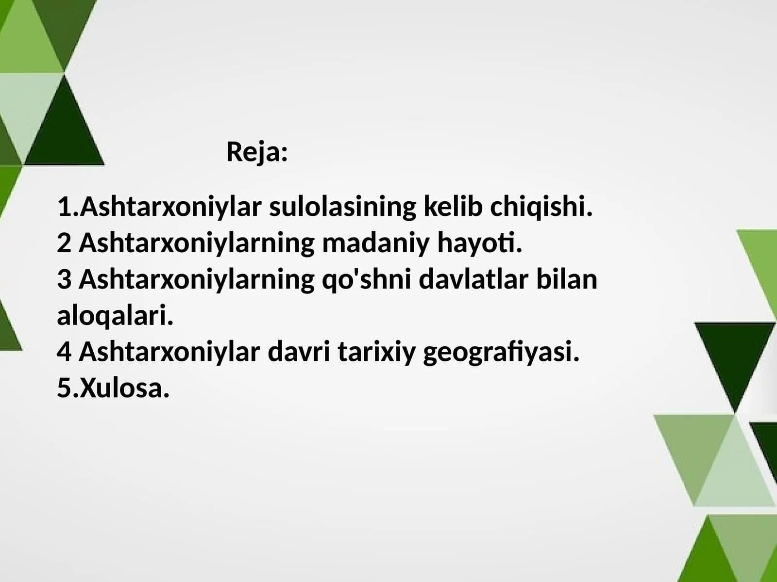 Ashtarxoniylar sulolasining kelib chiqishi