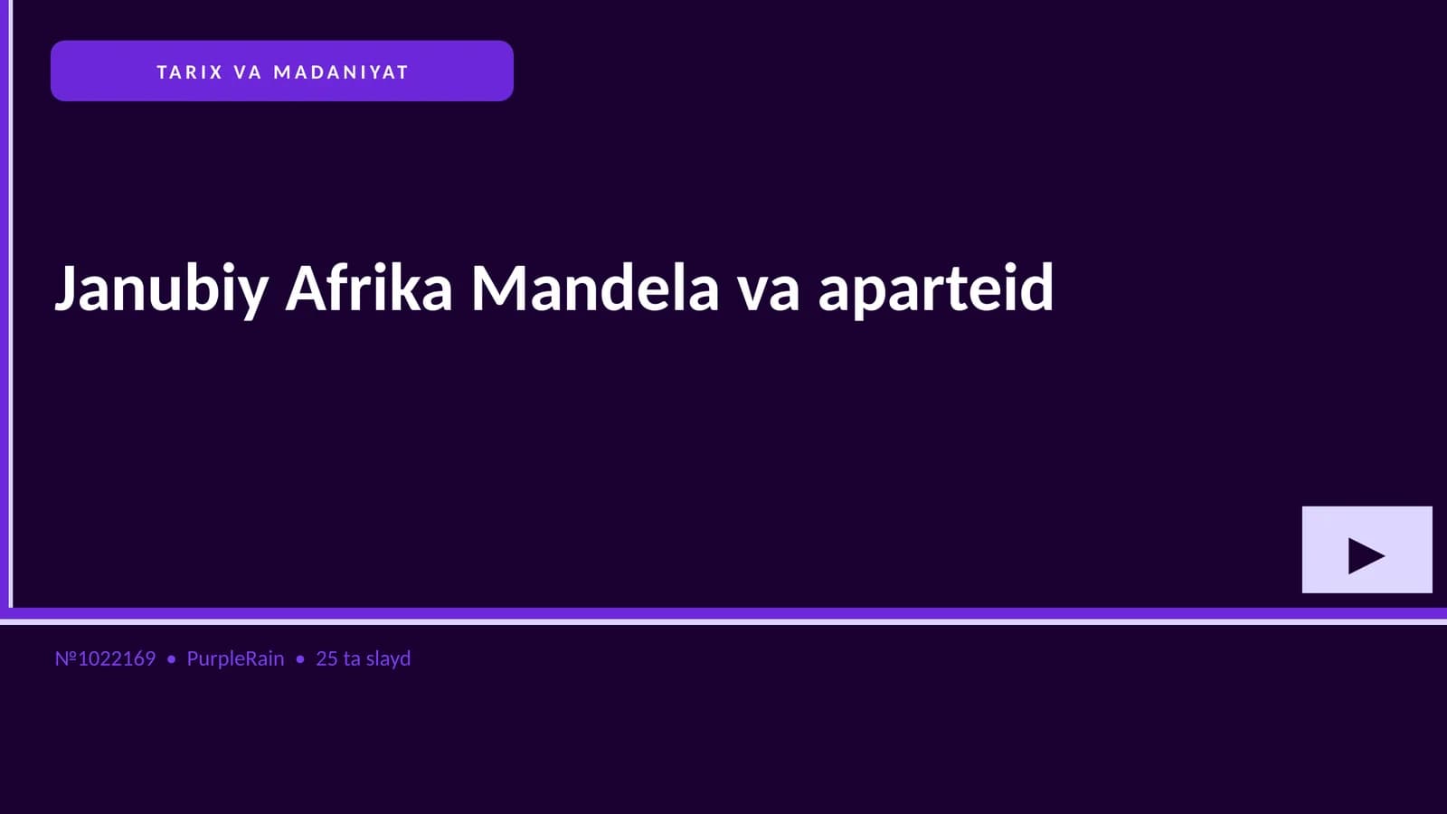 Janubiy Afrika Mandela va aparteid