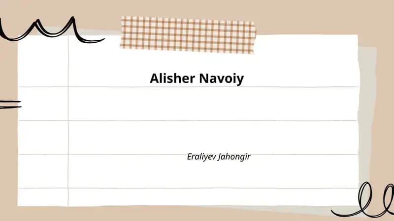 Alisher Navoiy