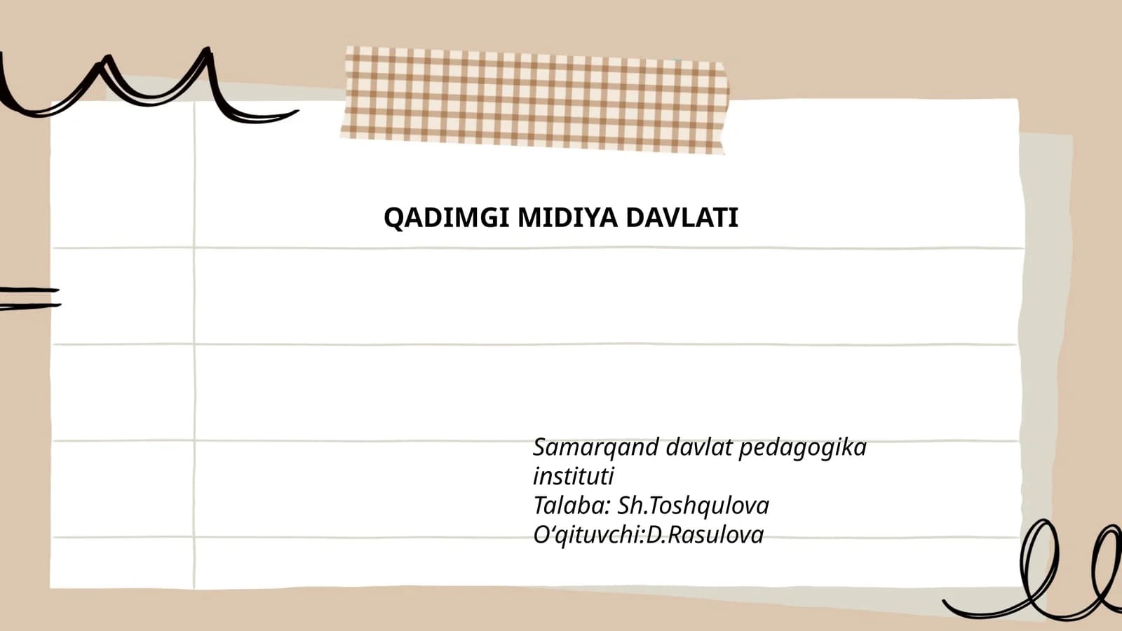 Midiya davlati paydo bo‘lish tarixi