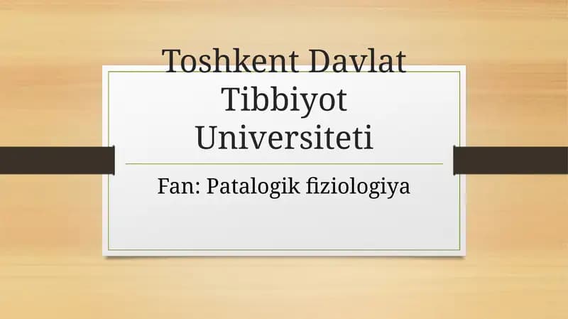 vitaminlar patologik fiziologiya