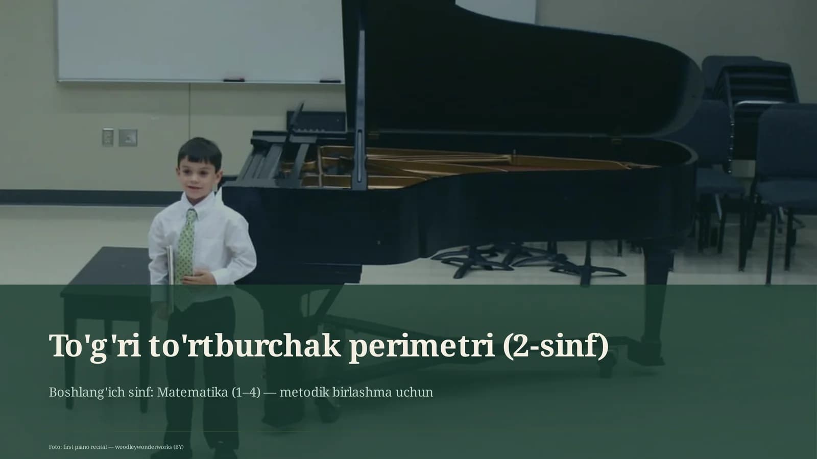 To'g'ri to'rtburchak perimetri (2-sinf)