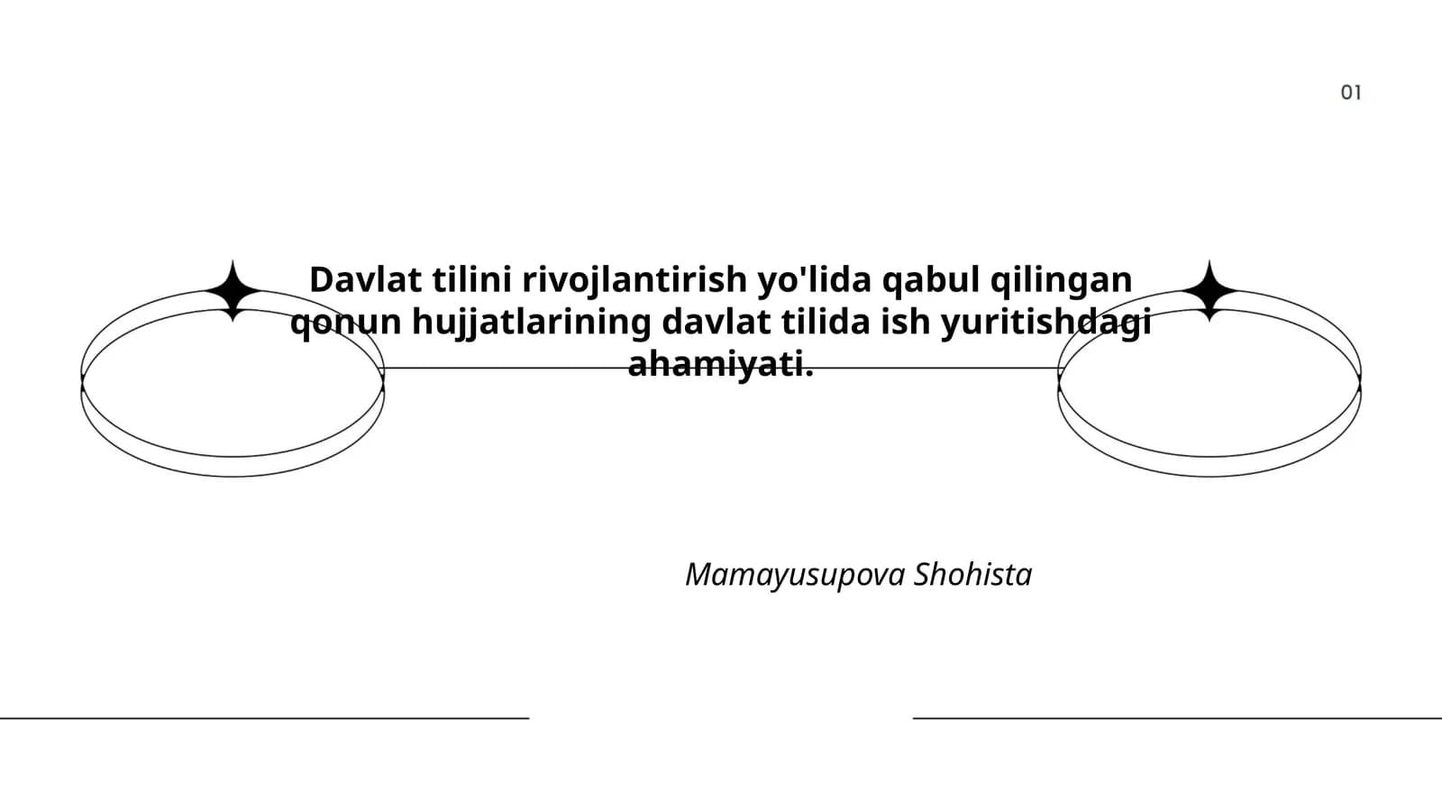 Davlat tilini rivojlantirish yo'lida qabul qilingan qonun hujjatlari
