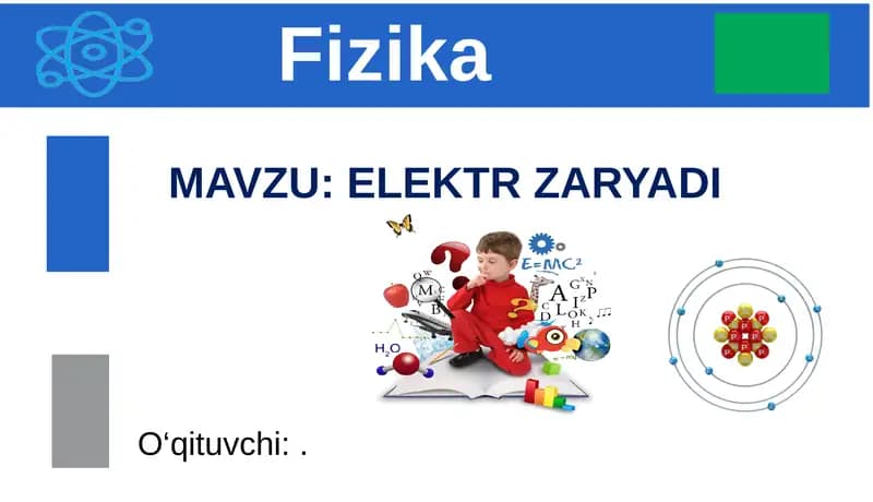 ELEKTR ZARYADI