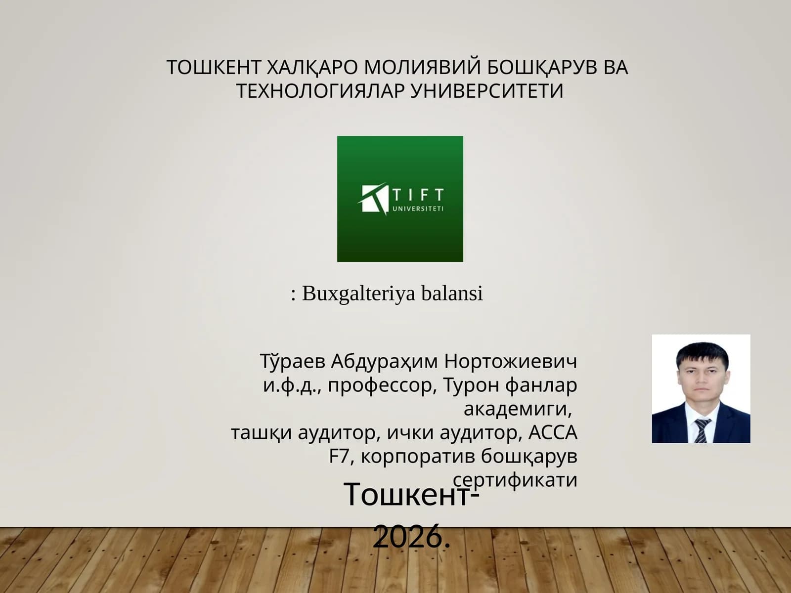 Buxgalteriya balansi