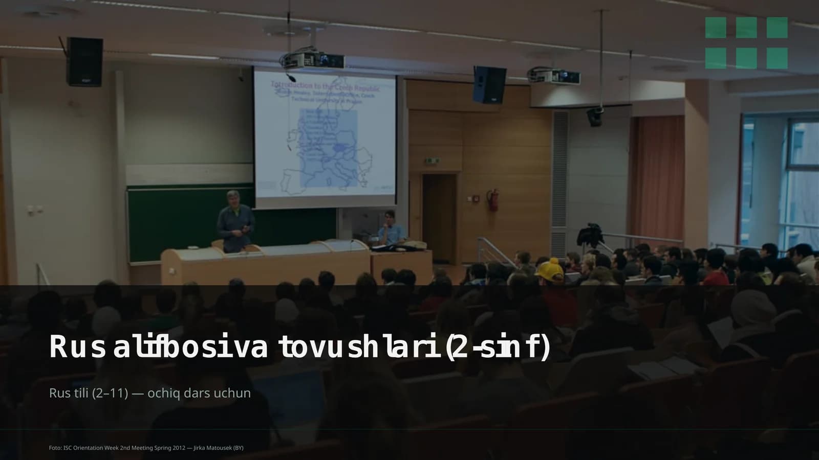 Rus alifbosi va tovushlari (2-sinf)