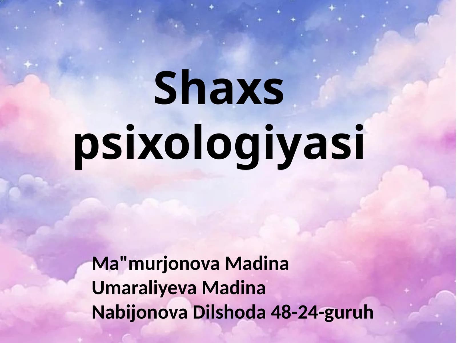 Shaxspsixologiyasi