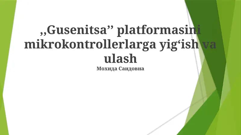 Gusenitsa platformasi