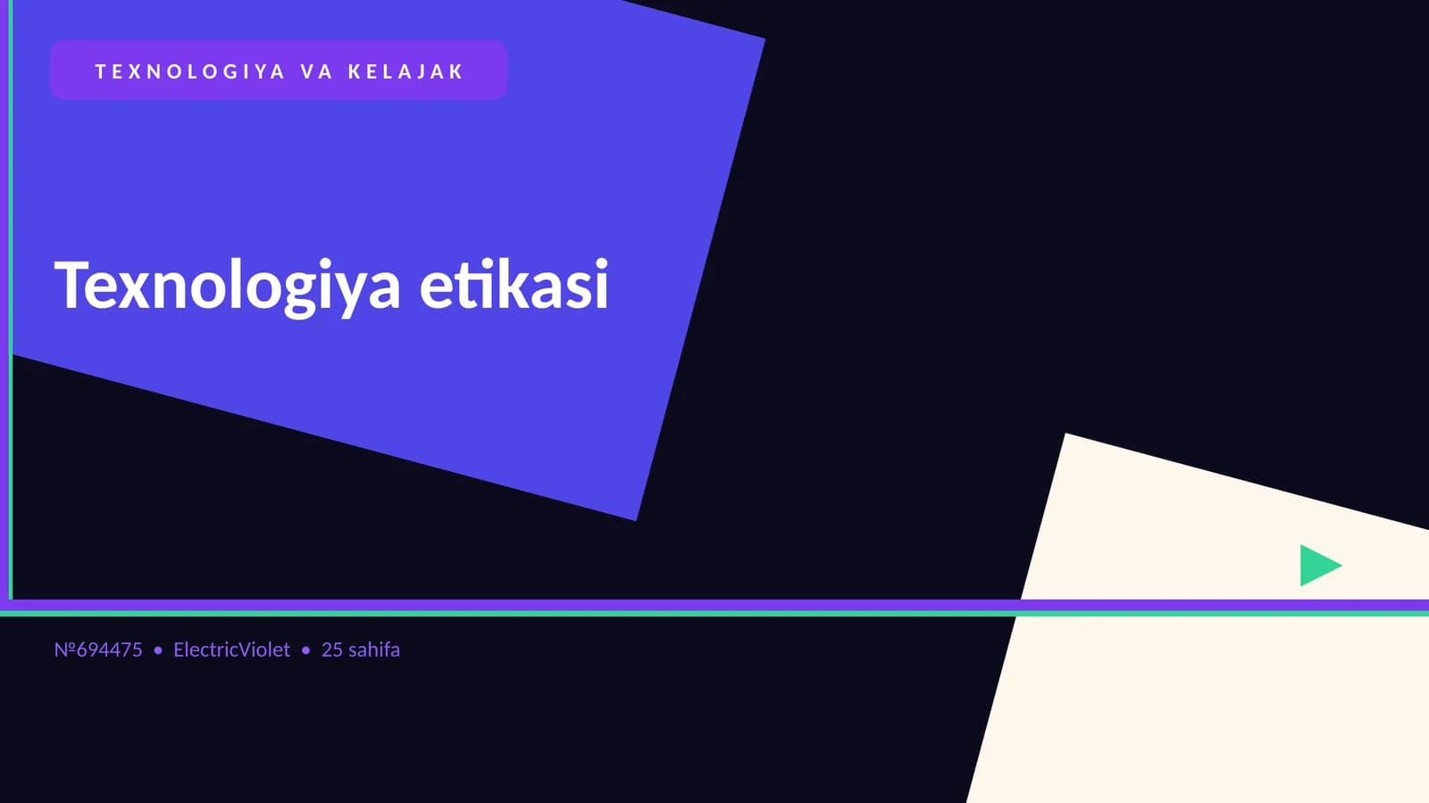 Texnologiya etikasi