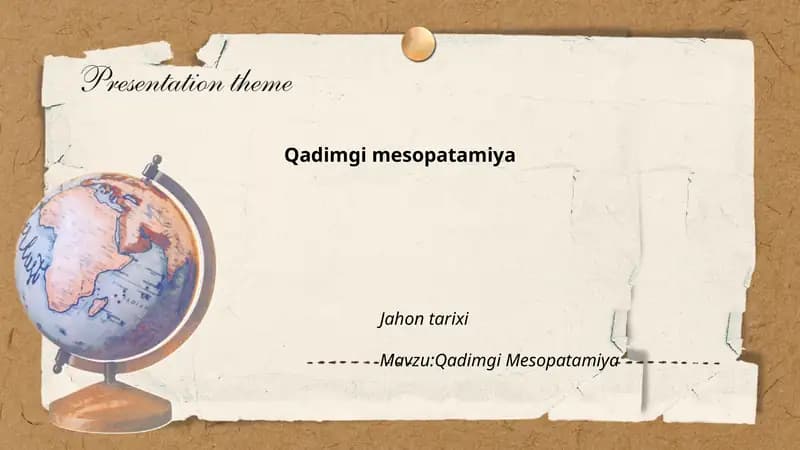 Qadimgi Mesopatamiya