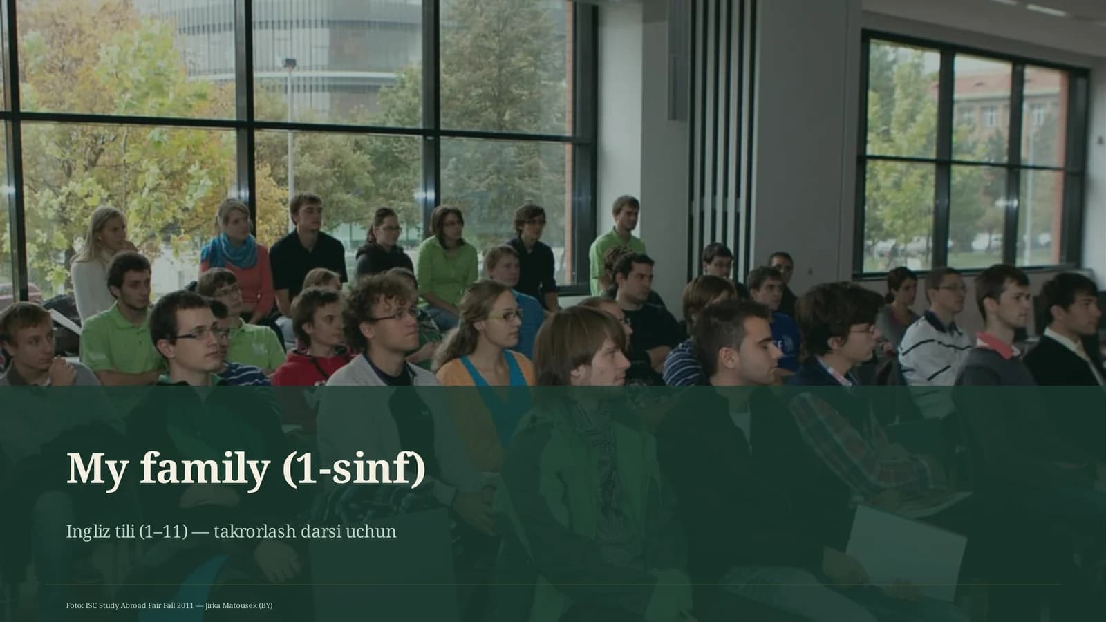My family (1-sinf)