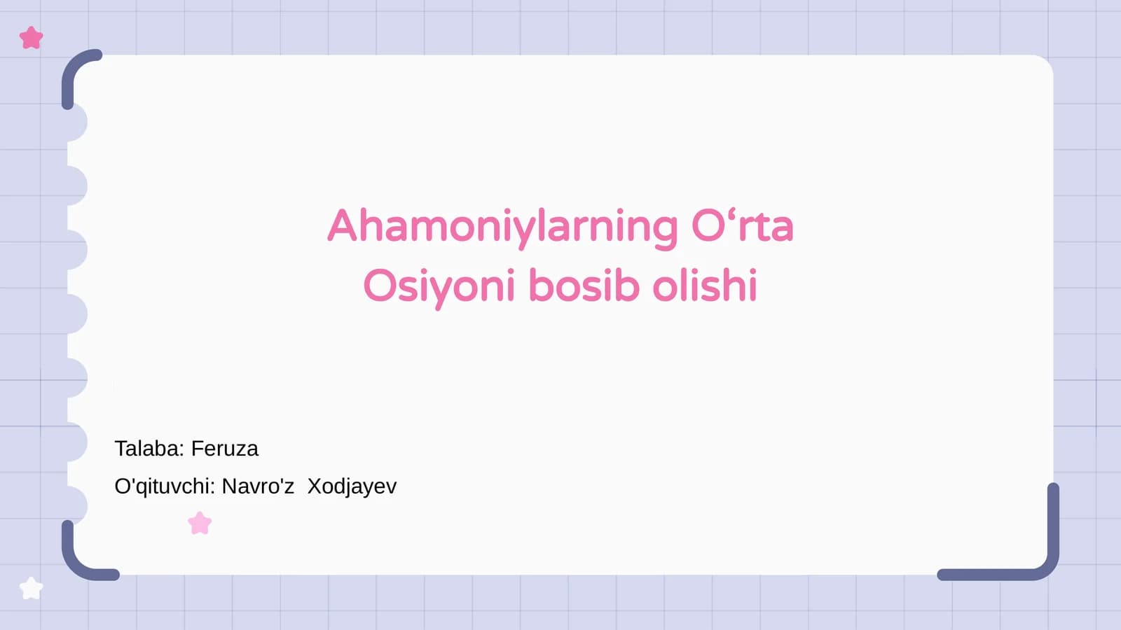 Ahamoniylarning O'rta Osiyoni bosib olishi