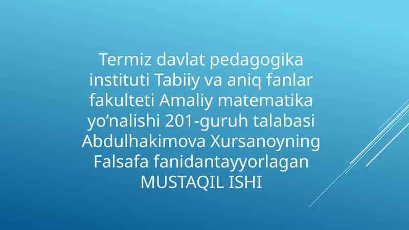 Axborotlashgan jamiyat va uning istiqbollari