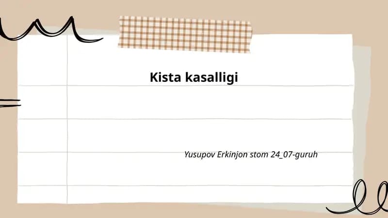Kista kasalligi