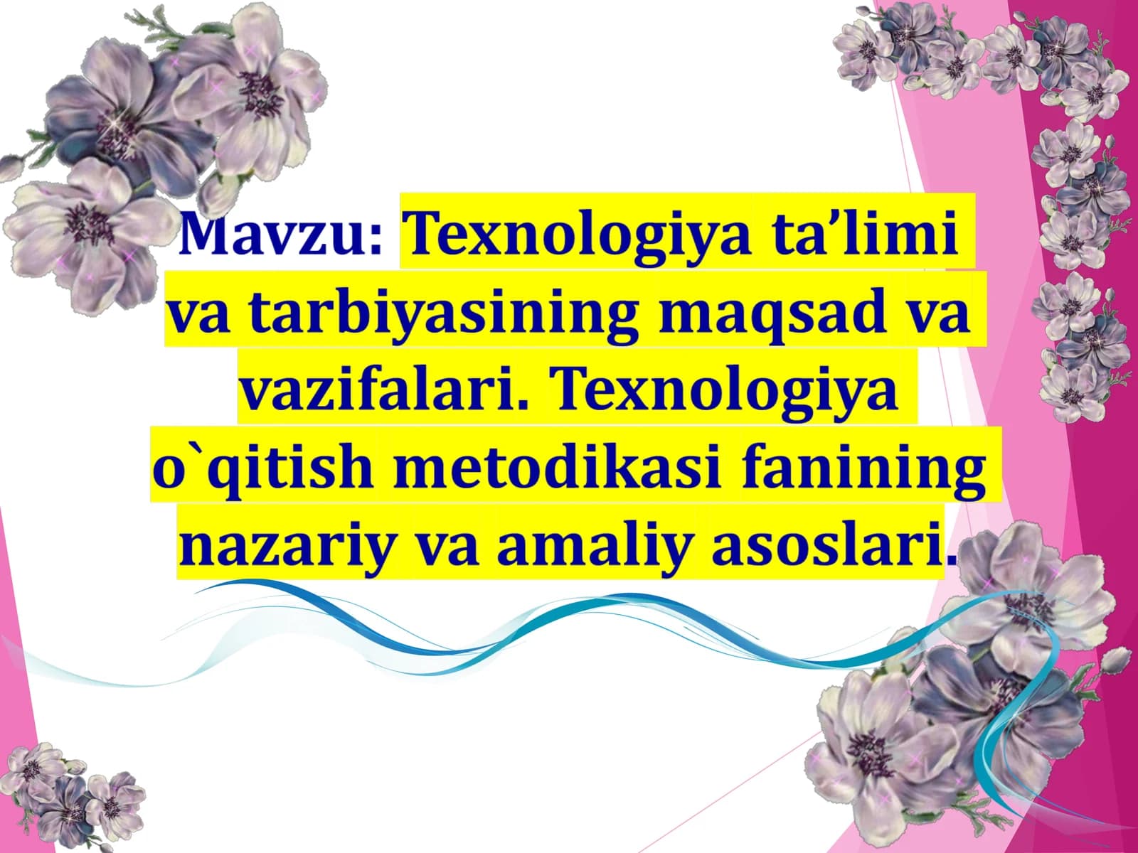 Ta'lim-tarbiya tarixiga nazar