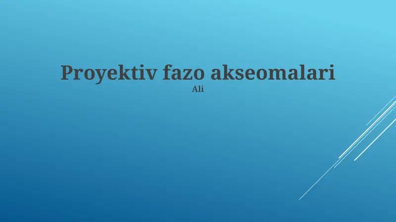 Proyektiv fazo akseomalari