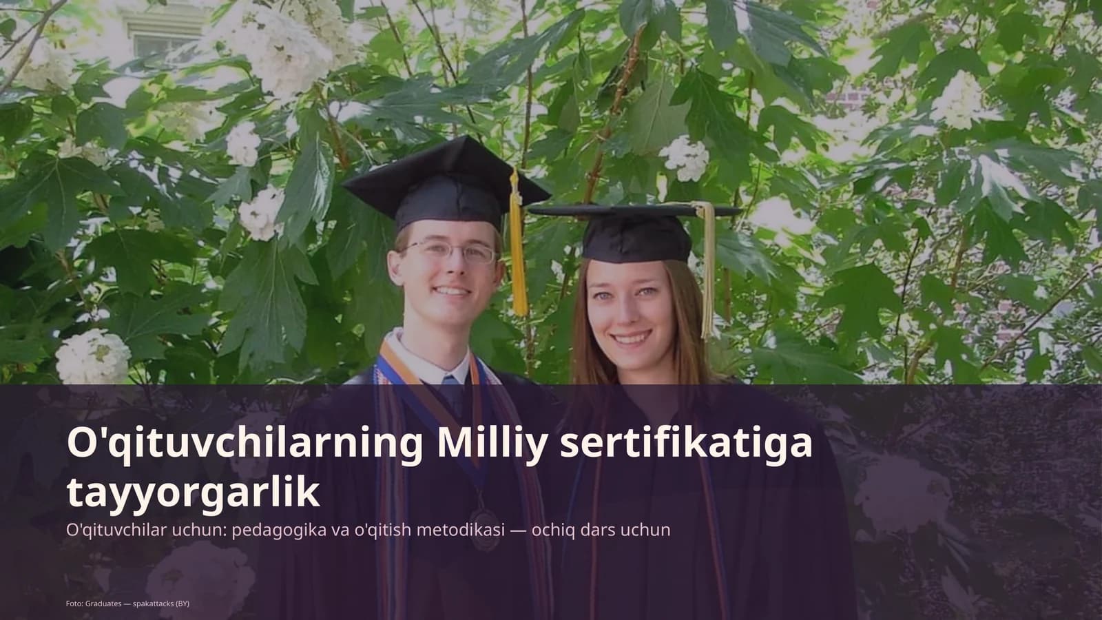 O'qituvchilarning Milliy sertifikatiga tayyorgarlik