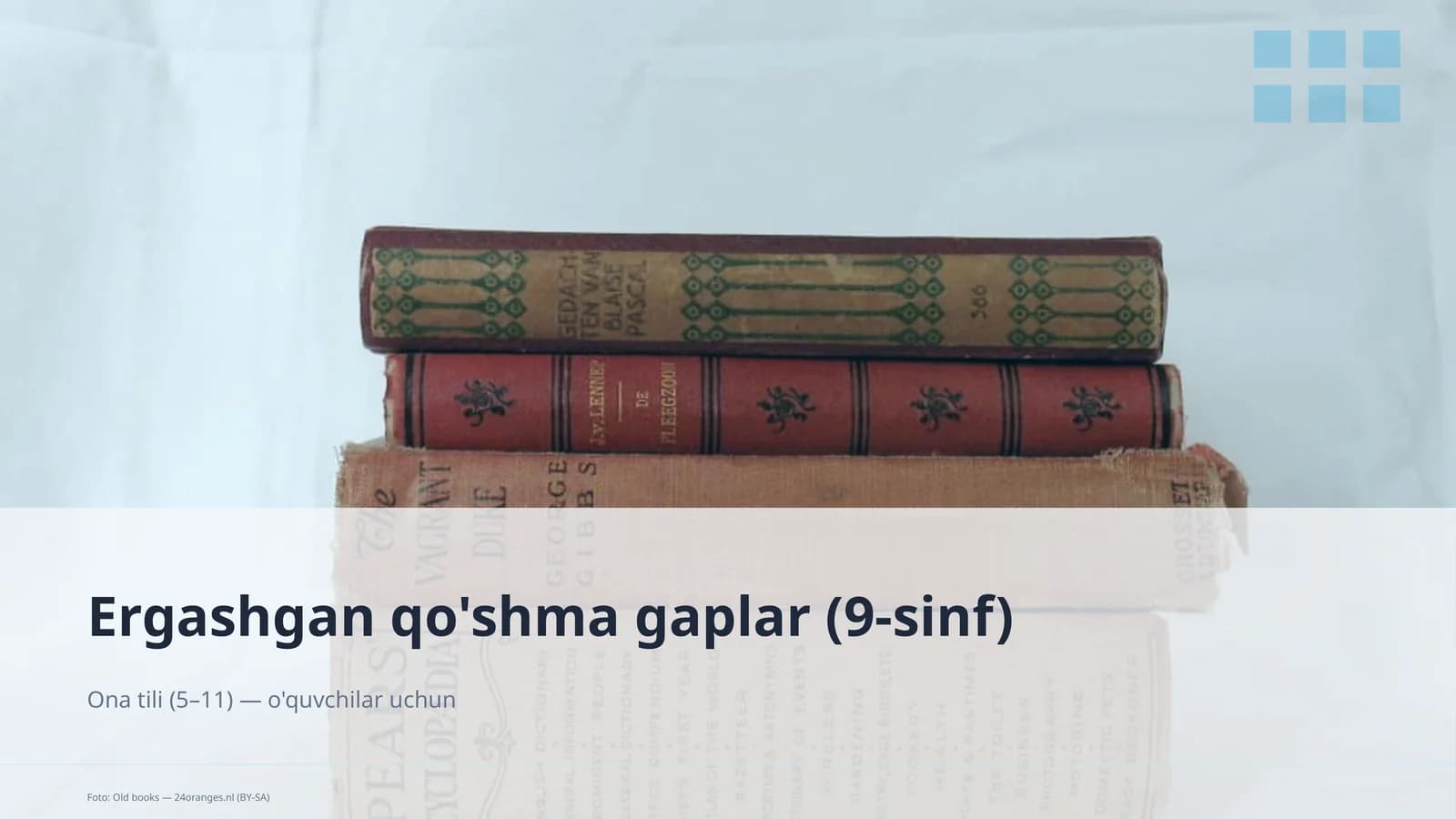 Ergashgan qo'shma gaplar (9-sinf)