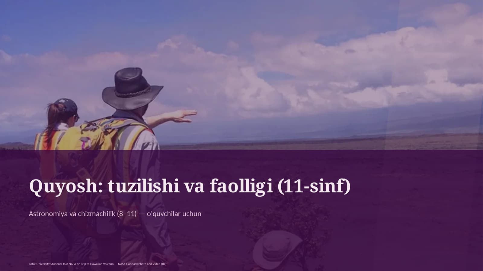 Quyosh: tuzilishi va faolligi (11-sinf)