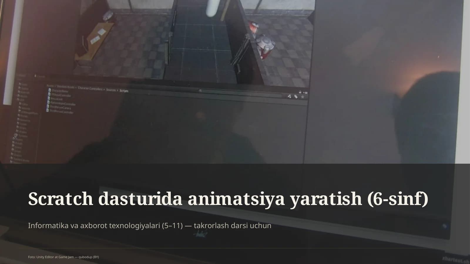 Scratch dasturida animatsiya yaratish (6-sinf)