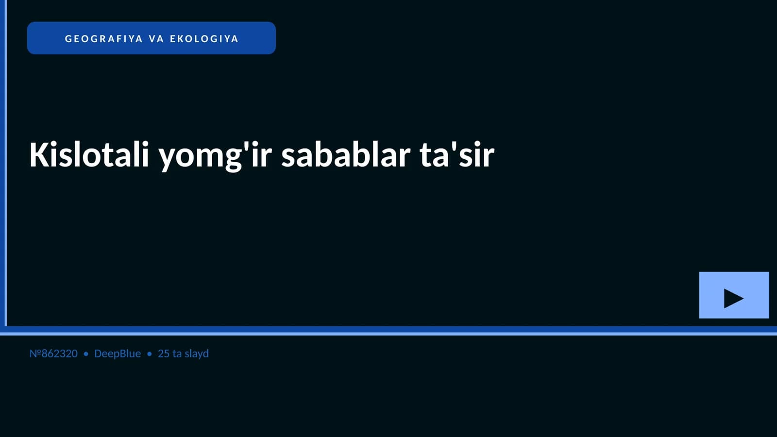 Kislotali yomg'ir sabablar ta'sir