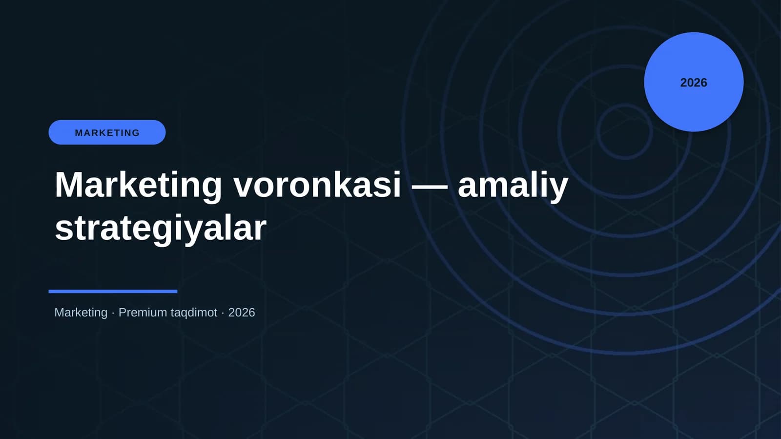 Marketing voronkasi — amaliy strategiyalar