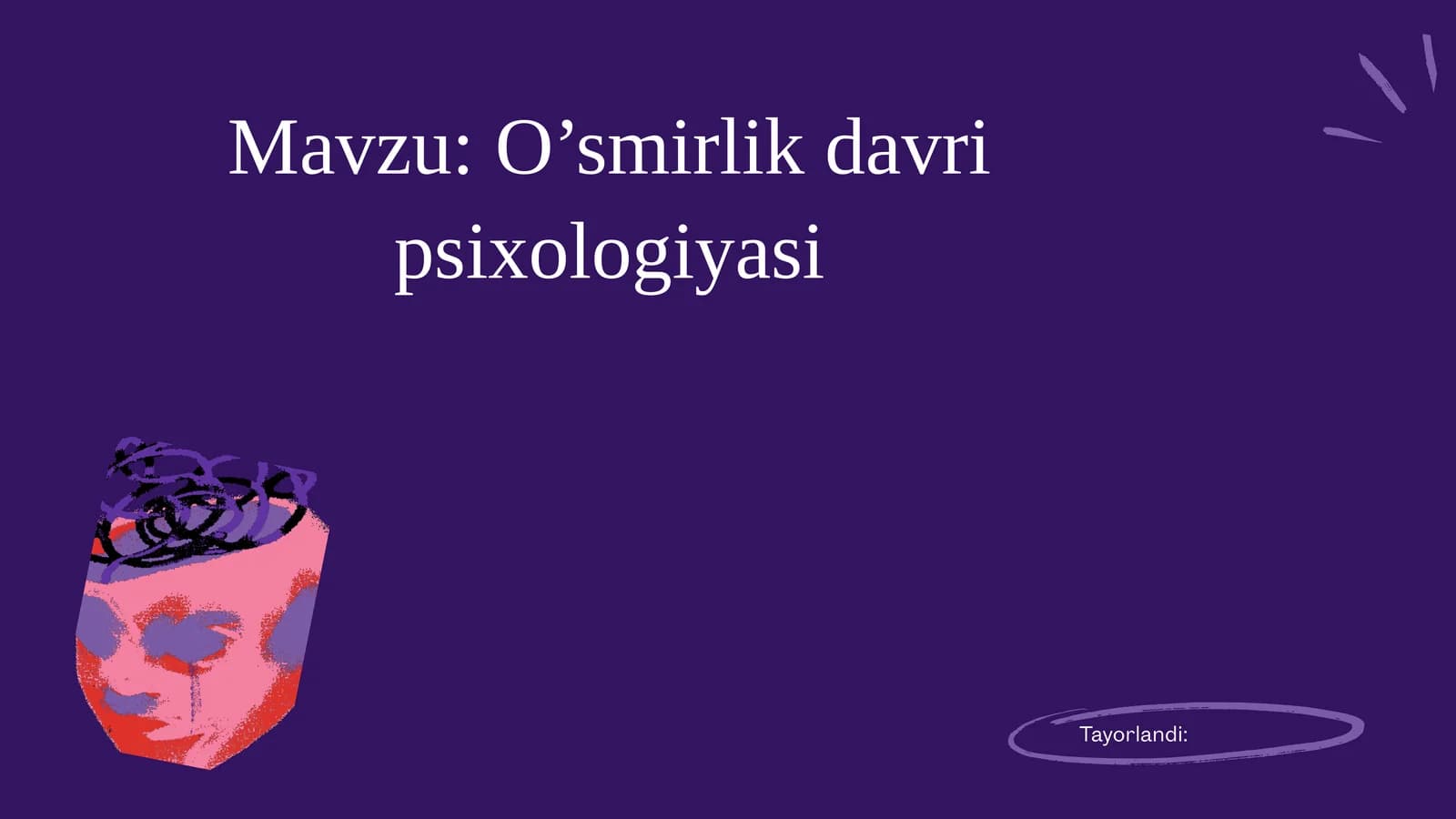O’smirlikdavripsixologiyasi