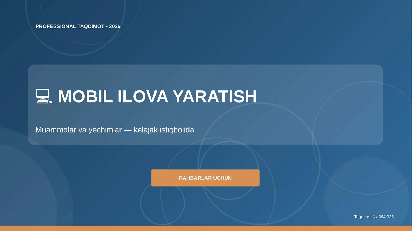MOBIL ILOVA YARATISH