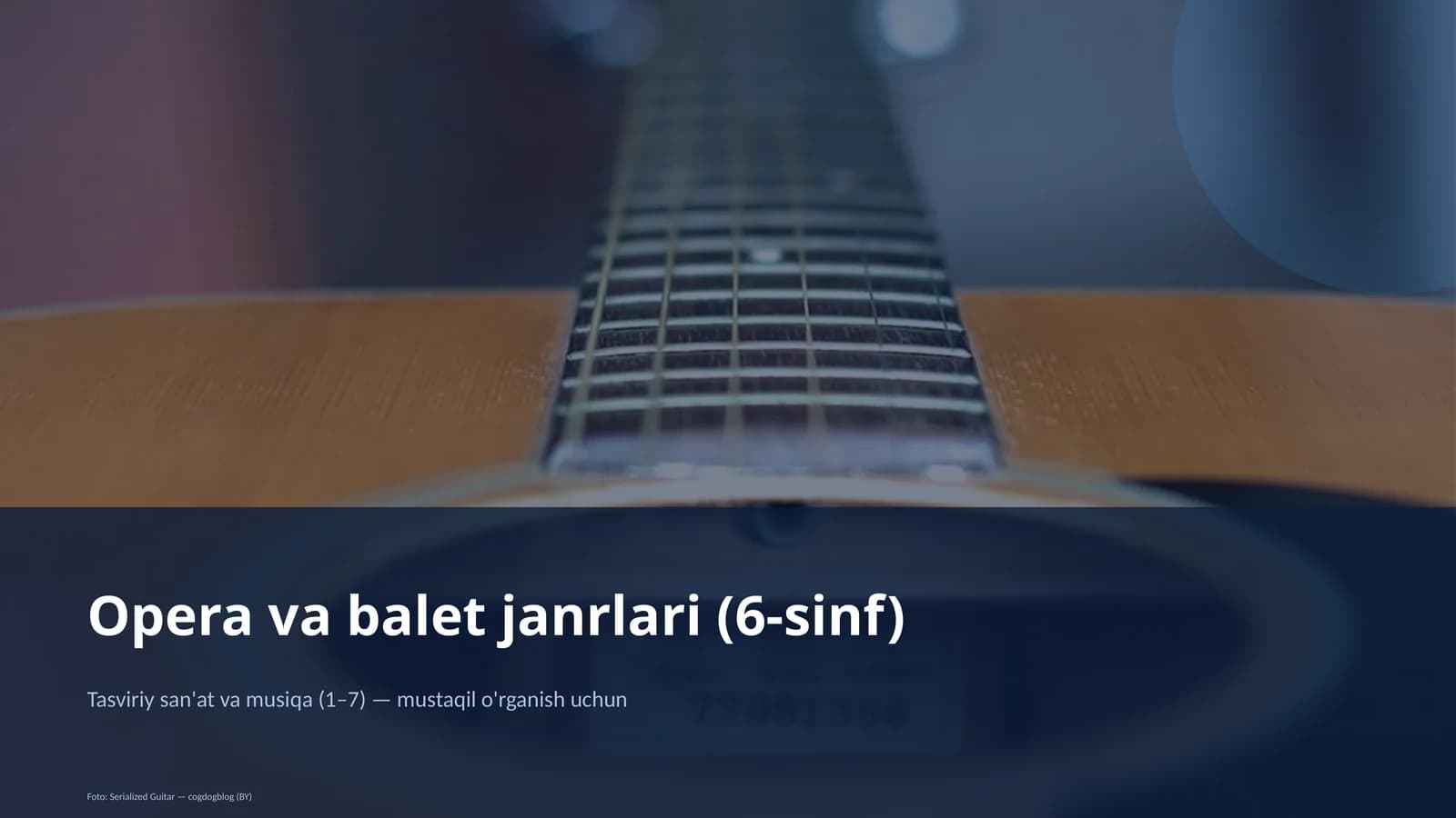 Tasviriy san'at va musiqa (1–7)