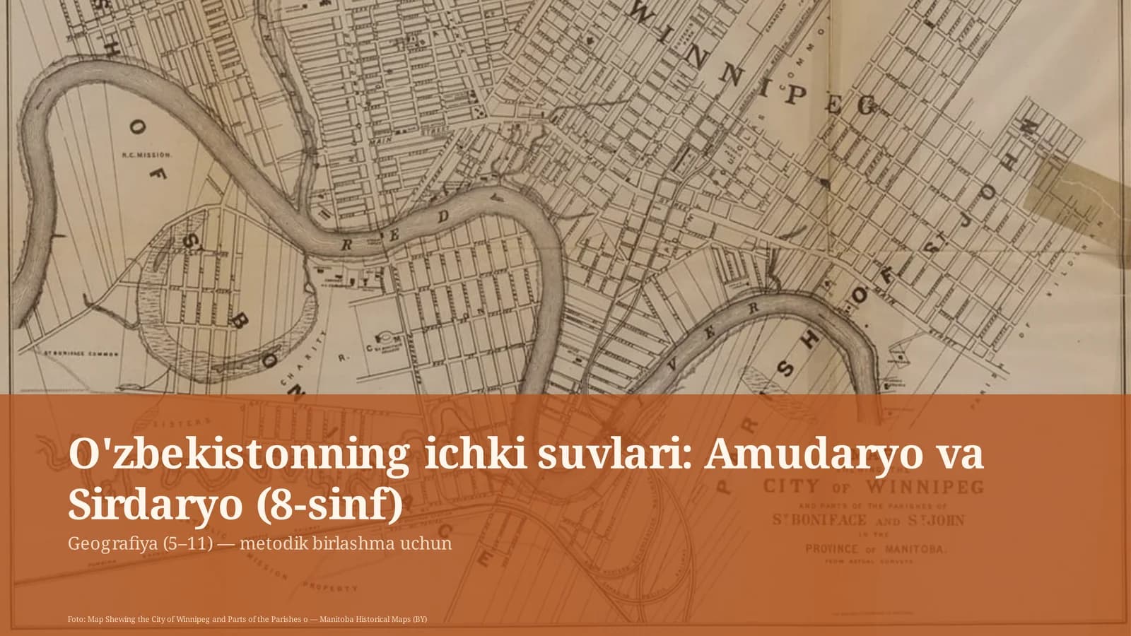 O'zbekistonning ichki suvlari: Amudaryo va Sirdaryo (8-sinf)
