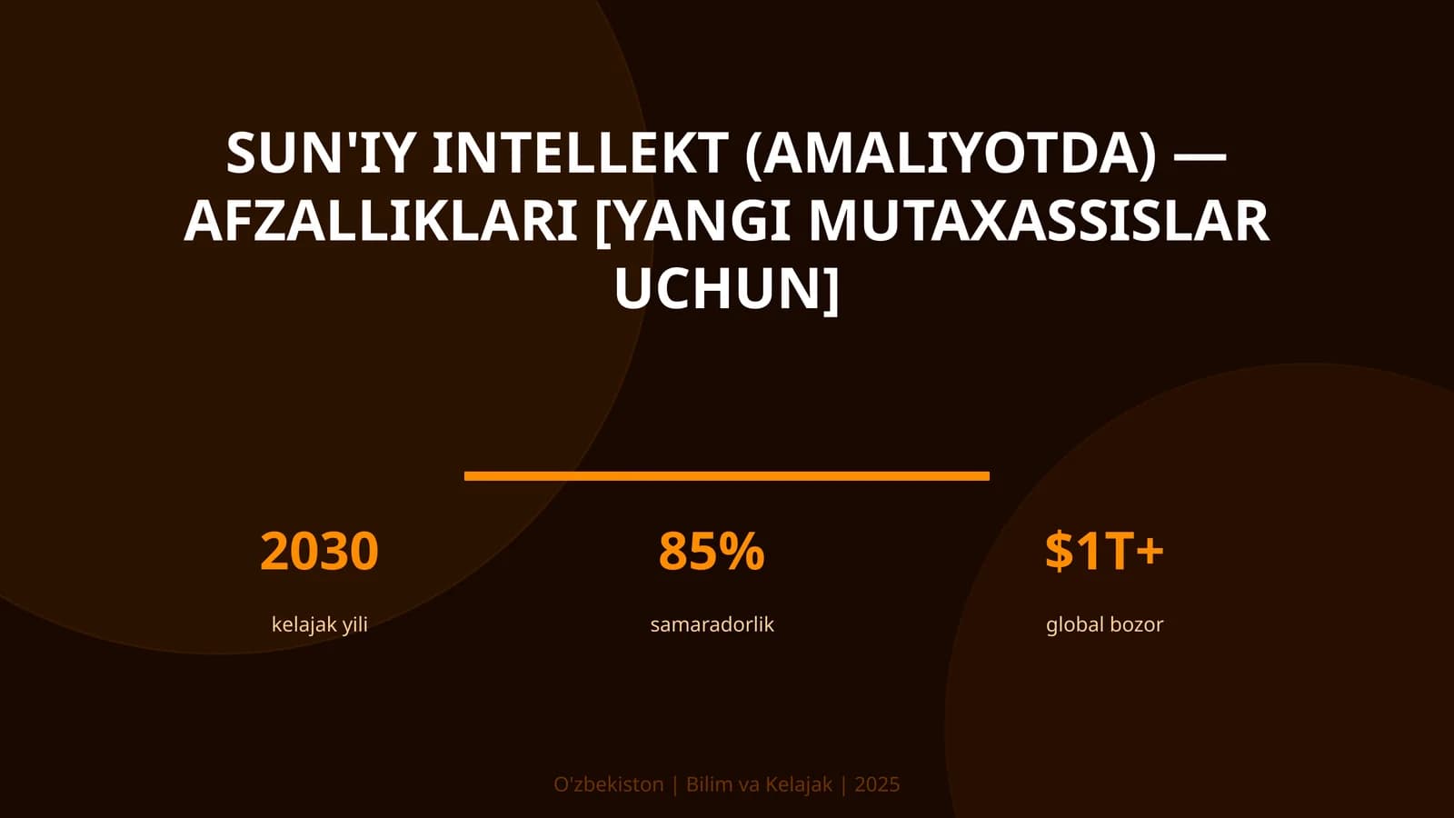 Sun'iy intellekt (amaliyotda) — afzalliklari [yangi mutaxassislar uchun]