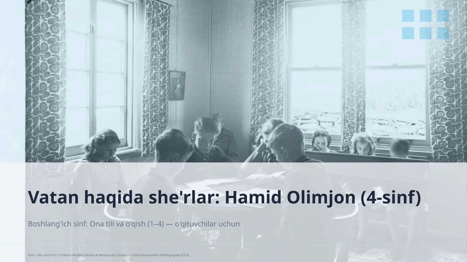 Boshlang'ich sinf: Ona tili va o'qish (1–4) — o'qituvchilar uchun