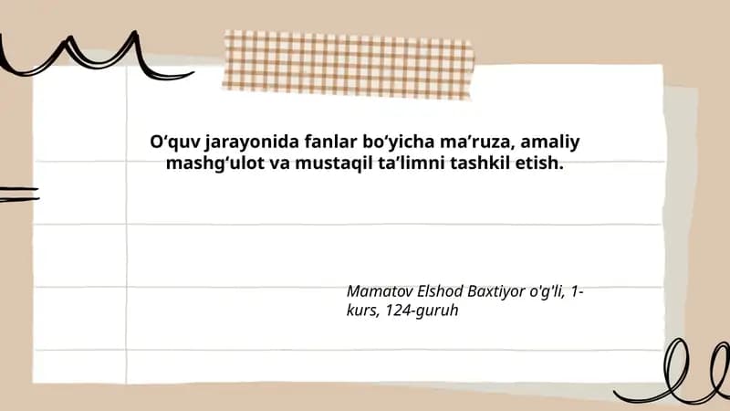 Fizika fanidan maʼruza