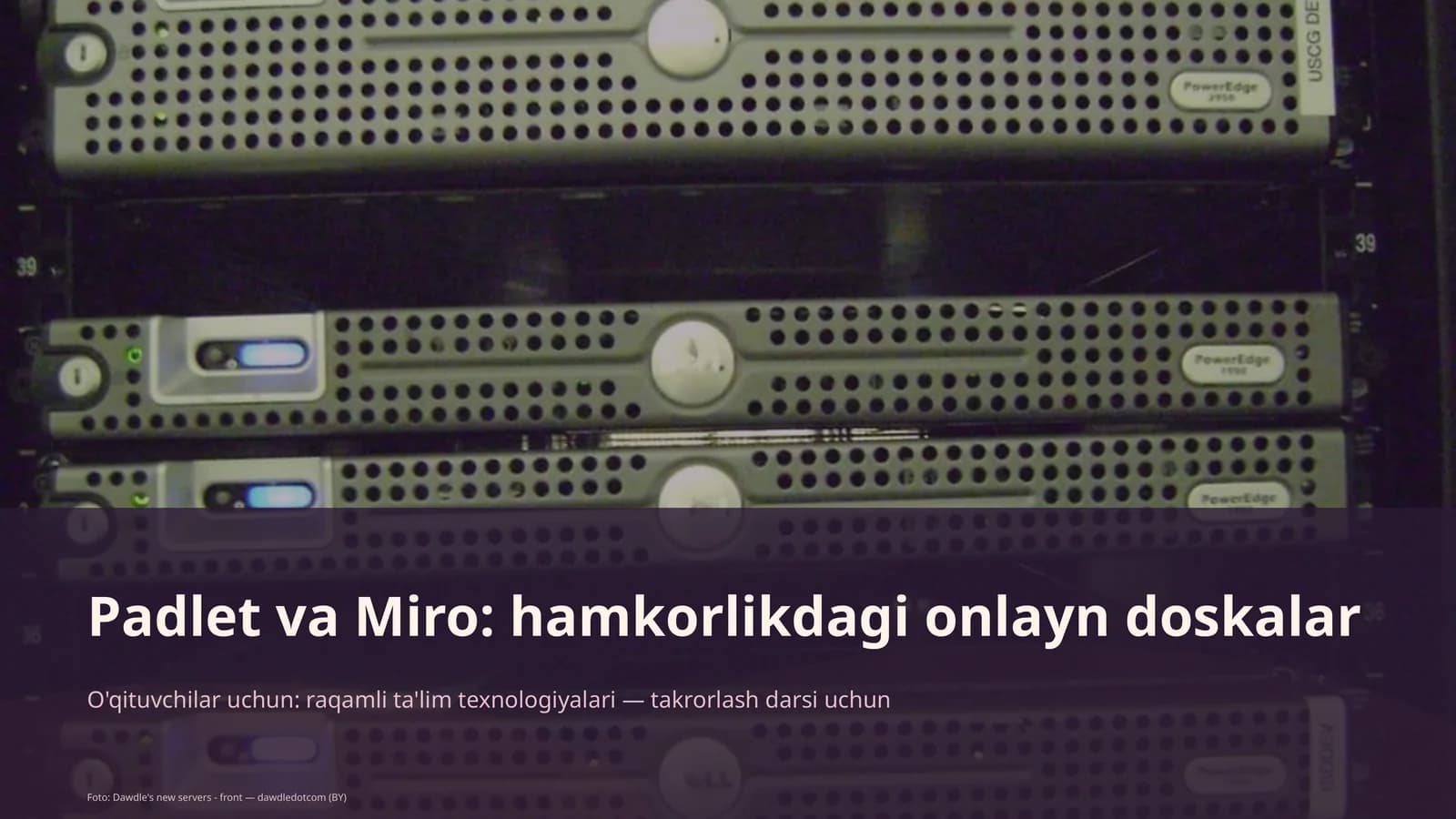 Padlet va Miro: hamkorlikdagi onlayn doskalar