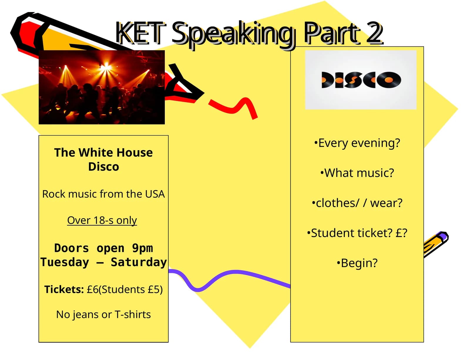 KET Speaking Part 2