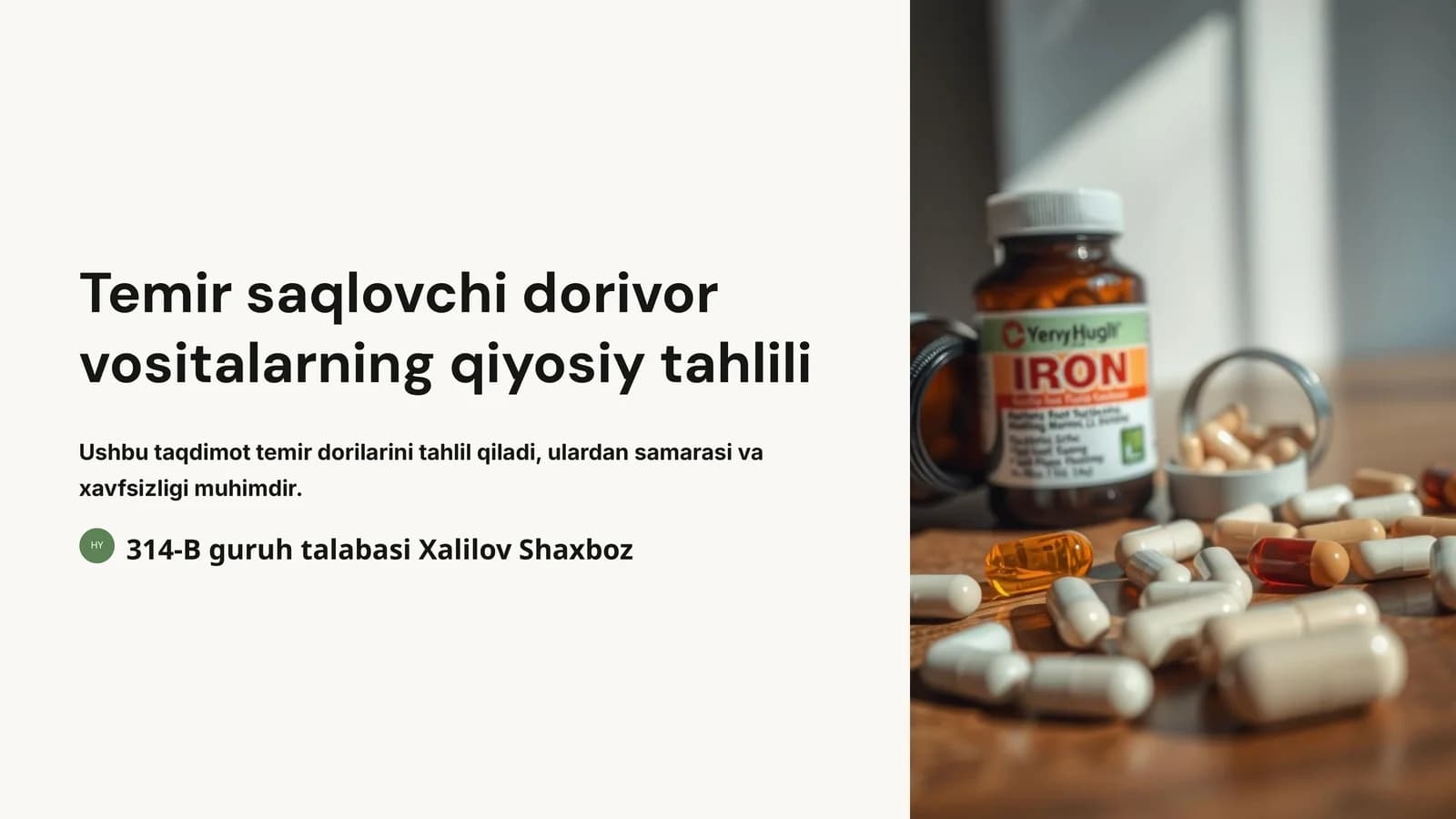 Temir saqlovchi dorivor