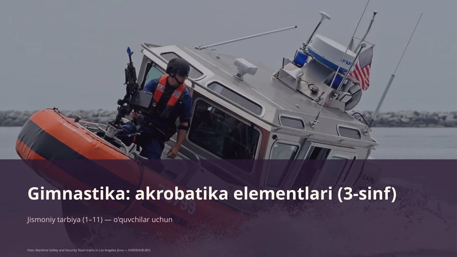 Gimnastika: akrobatika elementlari (3-sinf)