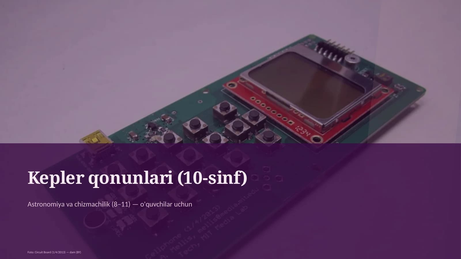 Kepler qonunlari (10-sinf)