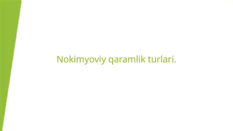 Nokimyoviy qaramlik turlari