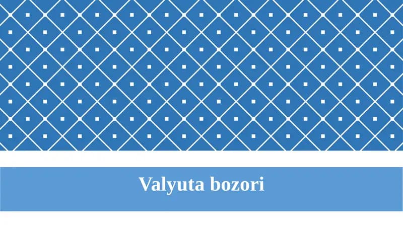 Valyuta bozori