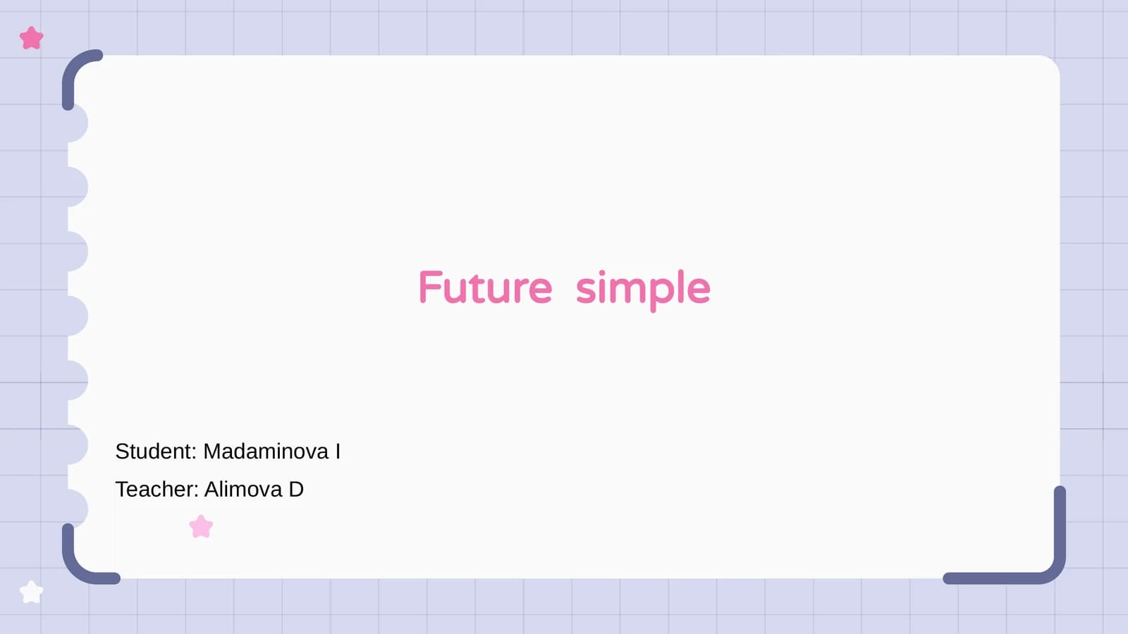 Future simple