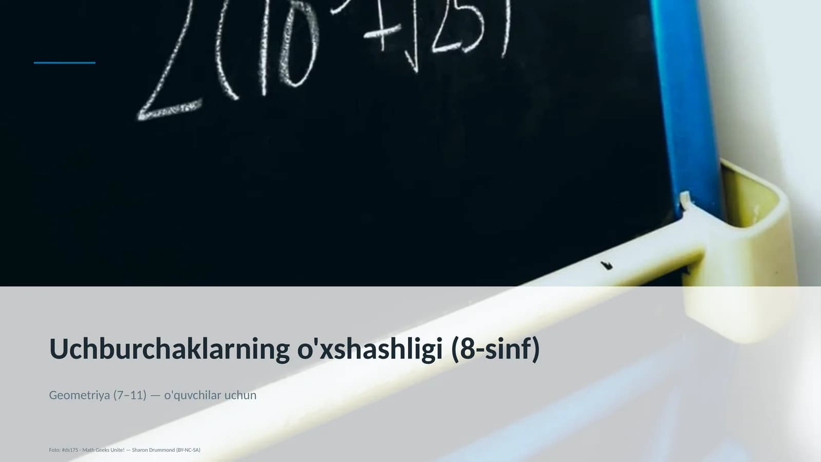 uchburchaklarning oxshashligi 8 sinf 422