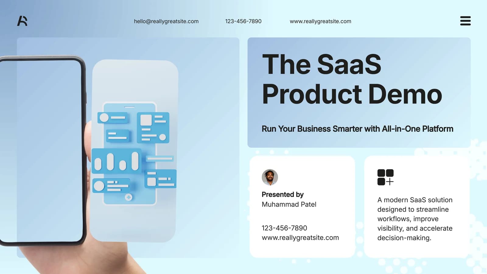 The SaaS Product Demo