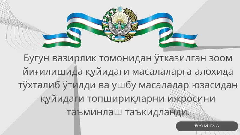 Узлуксиз таълим тизимидаги ёшларни миллий қадриятларга садоқат ва ватанпарварлик рухида тарбиялаш самарадорлигини ошириш дастури