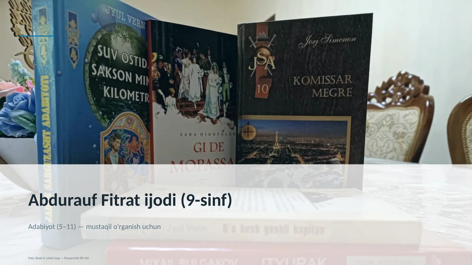 Abdurauf Fitrat ijodi (9-sinf)