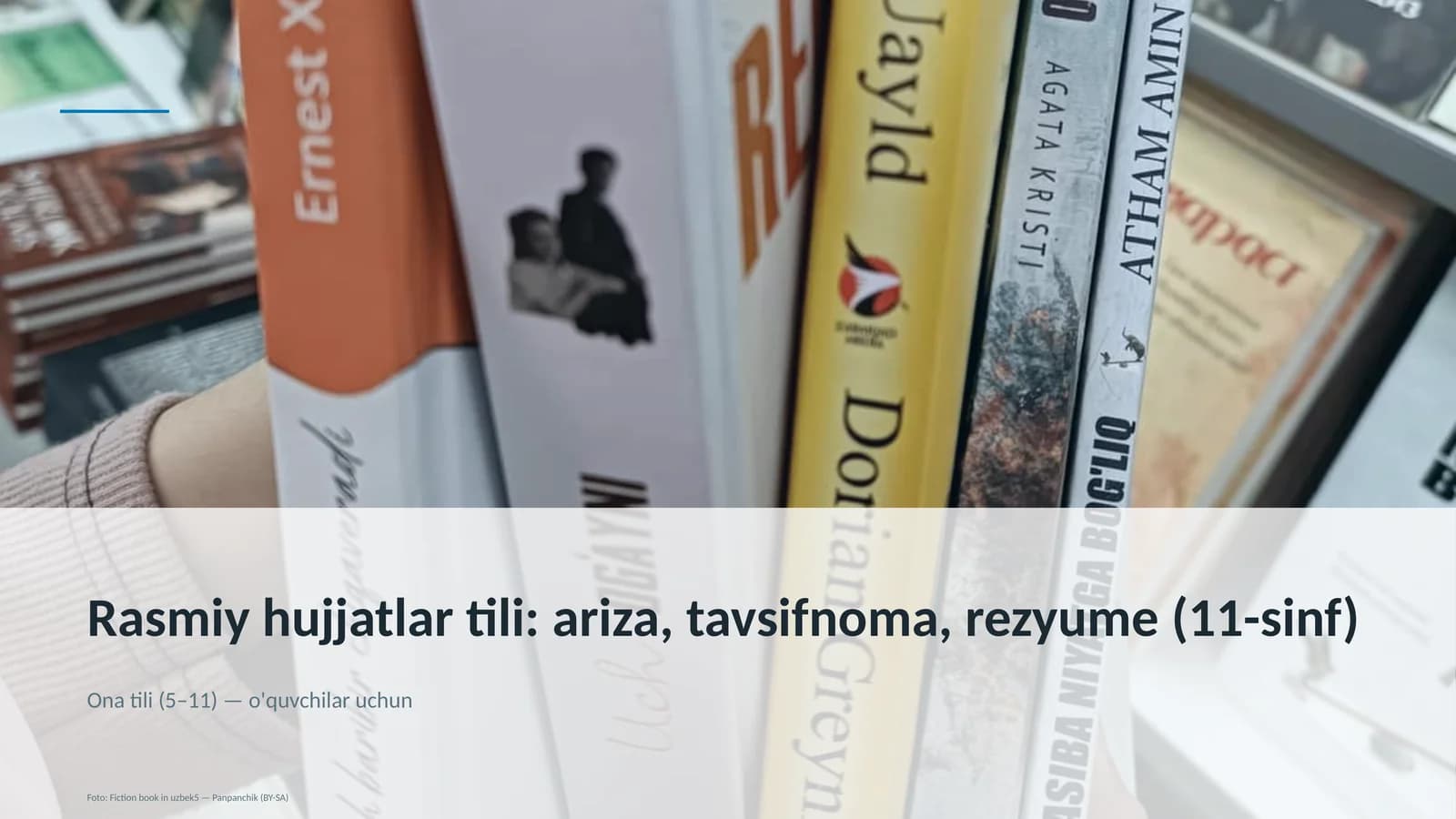 Ona tili (5–11) — o'quvchilar uchun