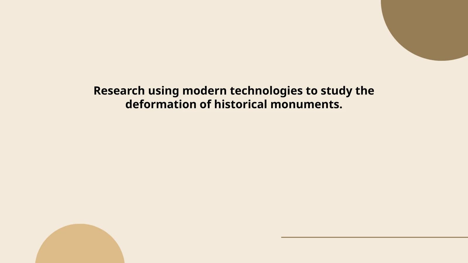 3D Laser Scanning for Monument Deformation Analysis